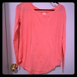 Long sleeve waffle shirt